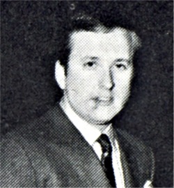 Dick Burch in 1967.  Nickname: "Buffalo: (that's a toothpick hanging out of his mouth).
